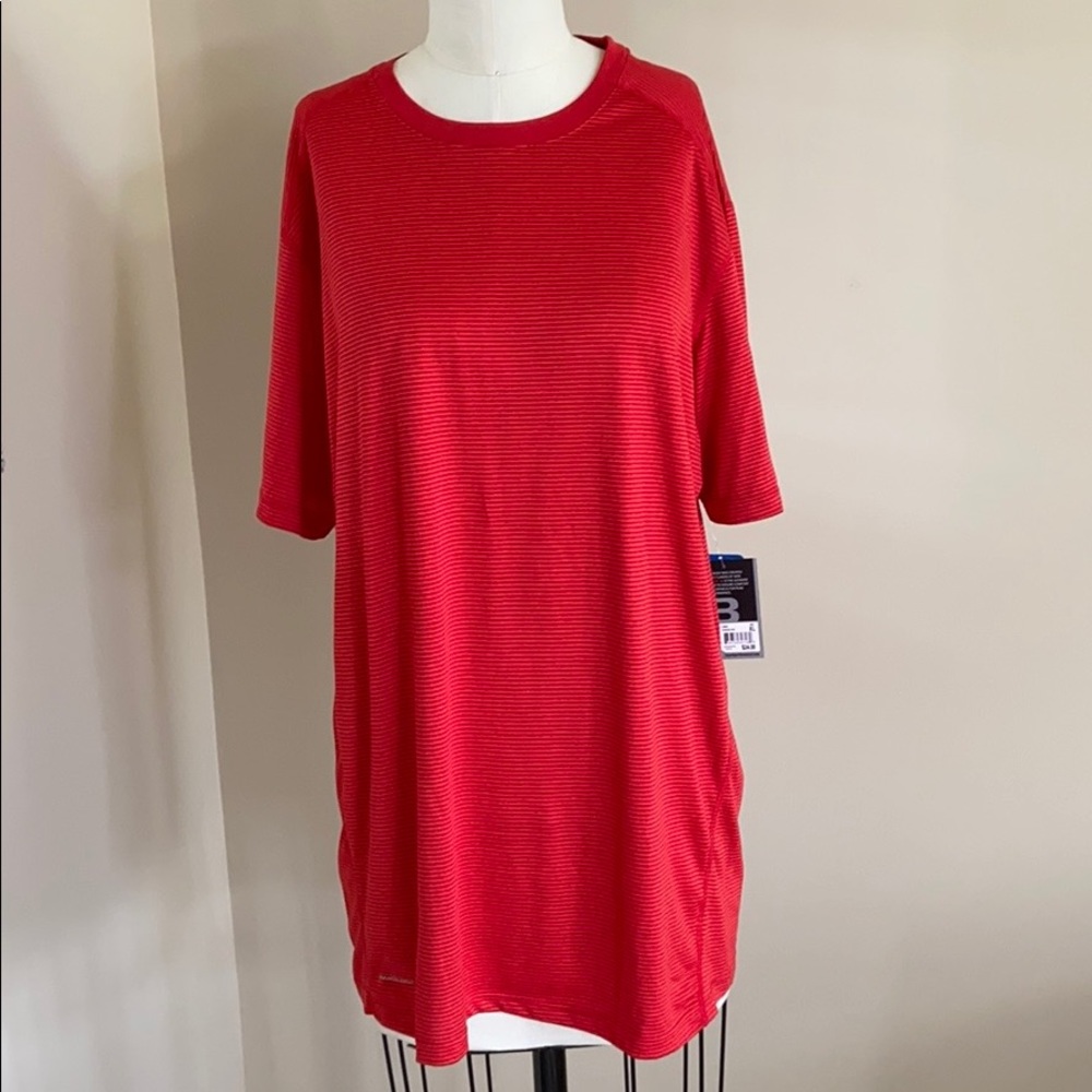 Layer 8 red short sleeve shirt